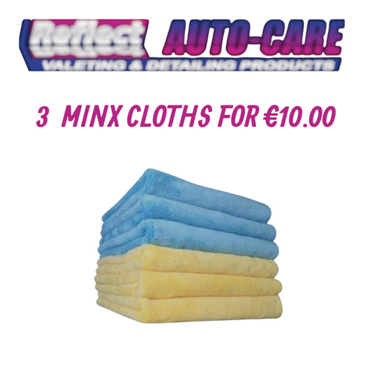 3x Minx Coral Cloth Special Offer