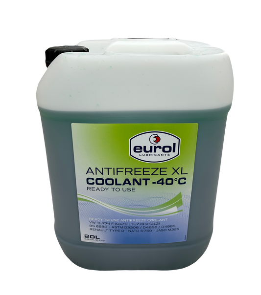 Eurol Antifreeze XL Coolant -40°C Ready To Use - 20L