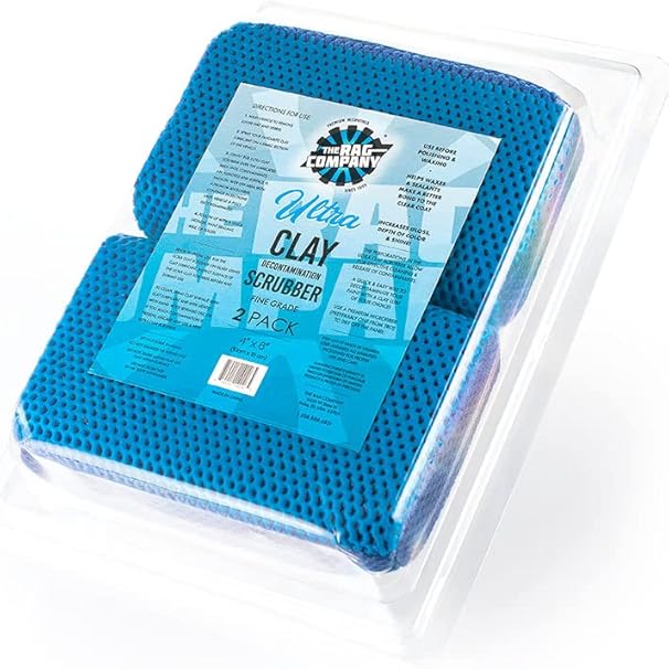 The Rag Company - Ultra Clay Decontamination Scrubber (2 Pack)