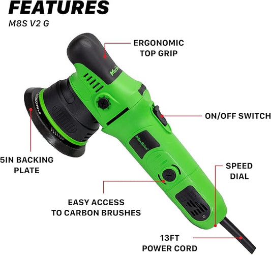 Maxshine M8S V2 8mm Dual Action 1000W Polisher