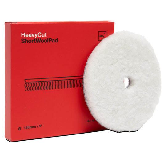 Koch Chemie Heavy Cut Short Wool Pad 126mm/ 5"