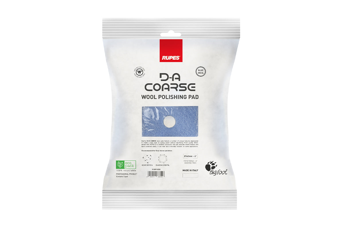 Rupes D-A Coarse Wool Blue Pad 150/180 mm (6")