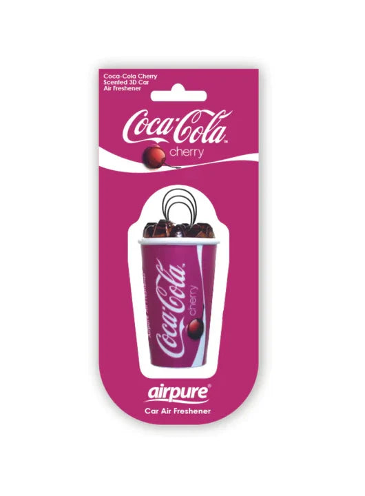 Coca Cola 3D Hanging Air Freshener - Cherry Scent
