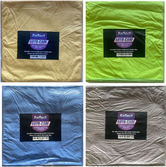 PREMIUM MICROFIBRE CLOTHS - 20 PACK