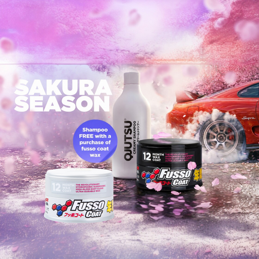 Soft99 Fusso Coat + QJUTSU Creamy Shampoo
