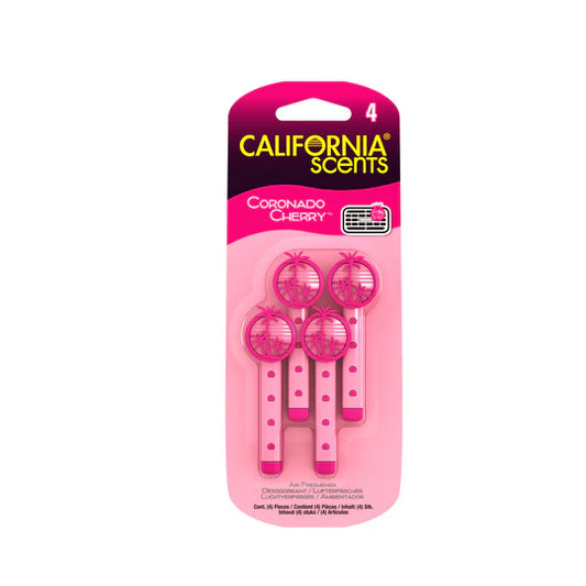 California Scents Vent Stick 4pk Air Fresheners