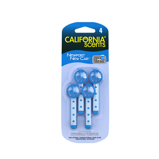 California Scents Vent Stick 4pk Air Fresheners