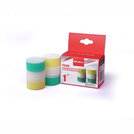 MaxShine Foam Polishing Kit – 1" 6pk