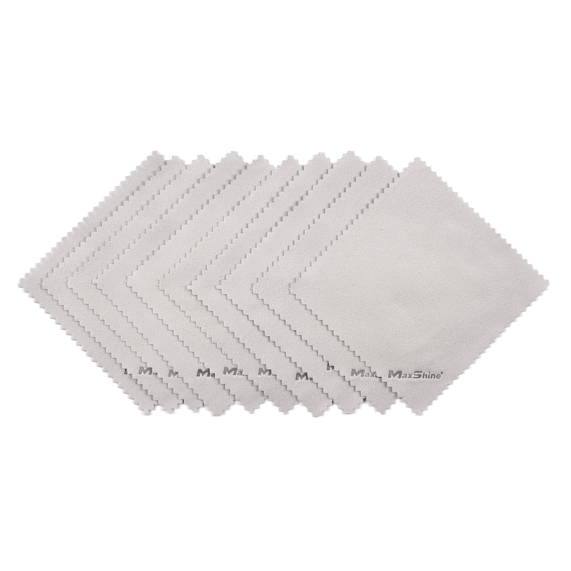 Maxshine Suede microfiber detailing coating cloth 4x 4 inches 10pcs/pack