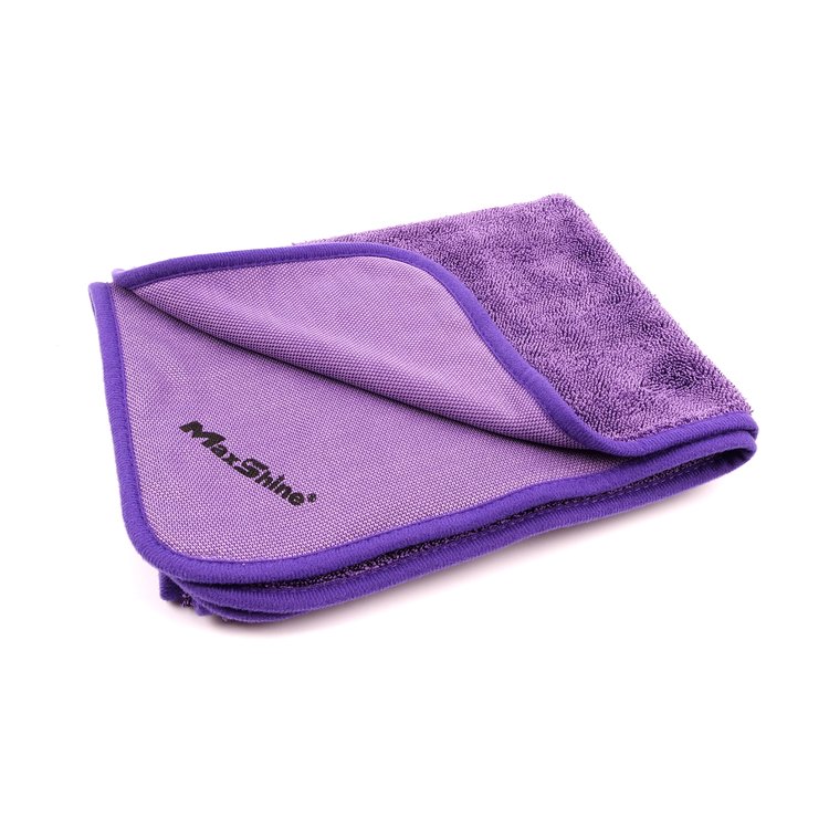 MaxShine Purple Twisted Loop Drying Towel (60x90CM 600GSM)