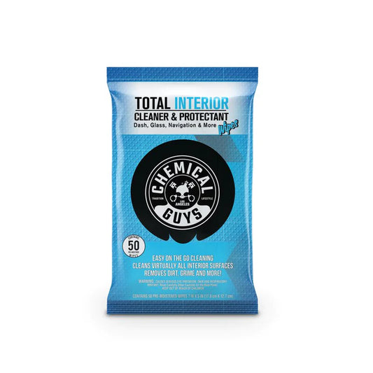 Chemical Guys Total Interior Cleaner & Protectant Car Wipes 50pk