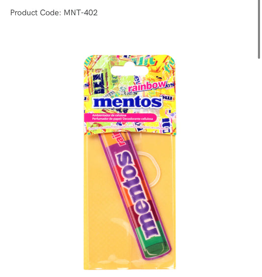Mentos Hanging Paper Air Freshener