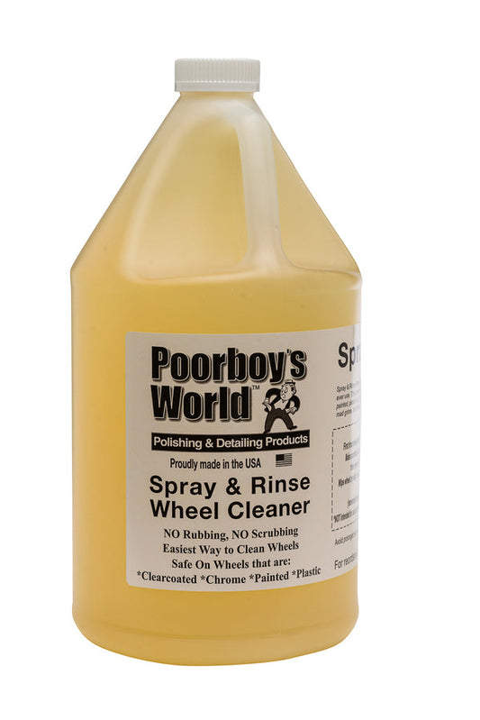 Poorboy's Spray And Rinse Wheel Cleaner - 3.78L