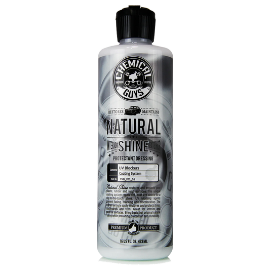 Chemical Guys Natural Shine Satin Tire, Plastic, Rubber, Vinyl & Trim Dressing 473ml ( 16oz )