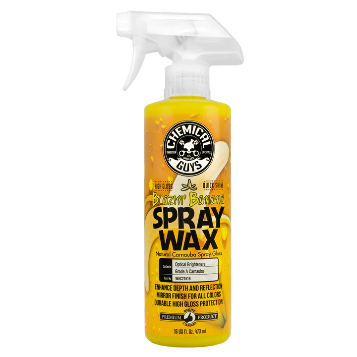 Chemical Guys Blazin Banana Natural Carnauba Spray Wax 473ml ( 16oz )