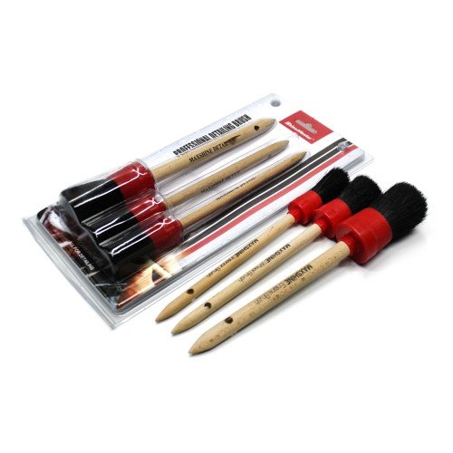 MaxShine Detailing Brush Set - 3 Pack