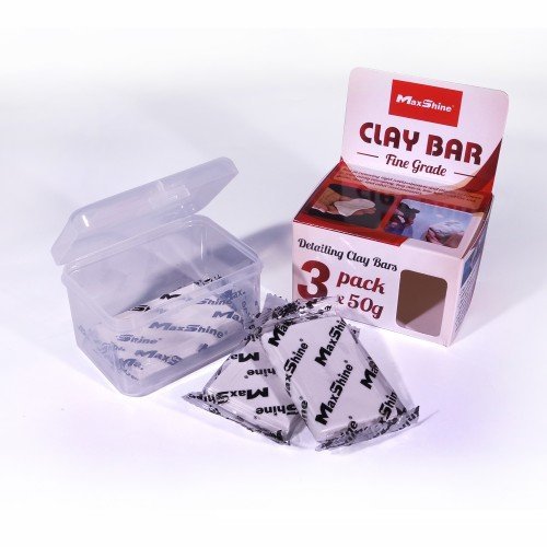 MaxShine Detailing Clay Bar - 3pcs/pack (Fine Grade)W