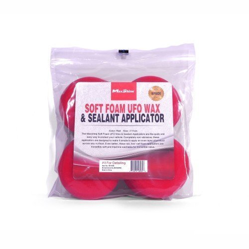 MaxShine Soft Foam UFO Waxing/Sealant Applicator 8pk