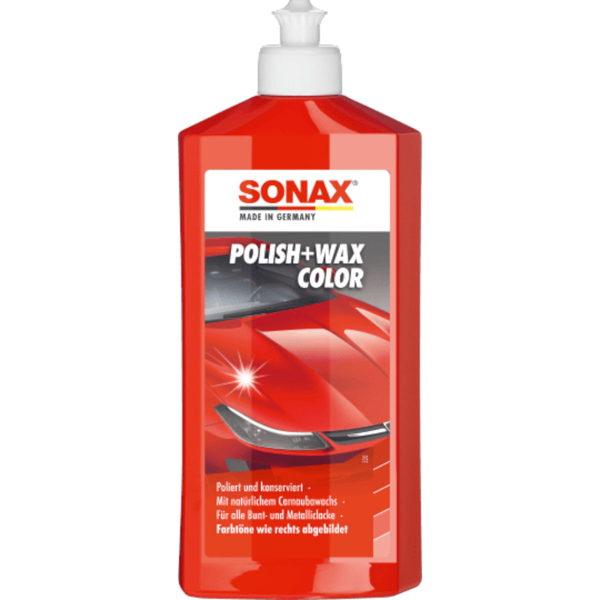 Sonax Polish & Wax Colour NanoPro (Red) – 500ml