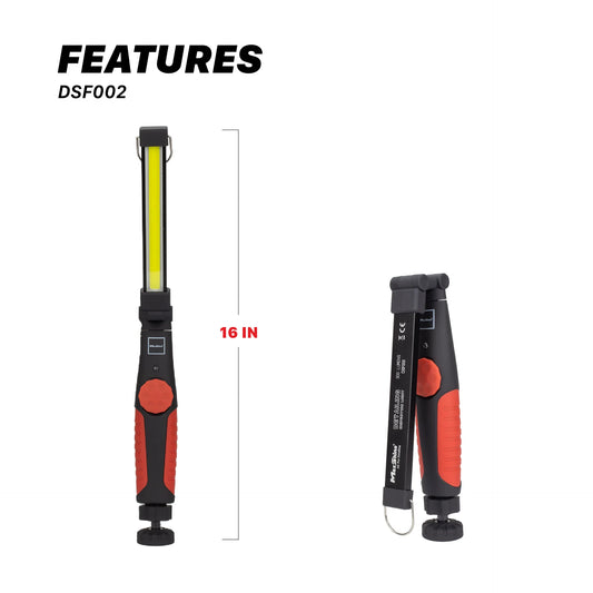 Maxshine Ultra Bright Rechargeable Foldable Paint Inspection Light/Swirl Finder