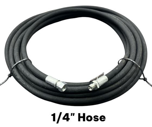 1/4" Hose - Rubber, Twin Braided