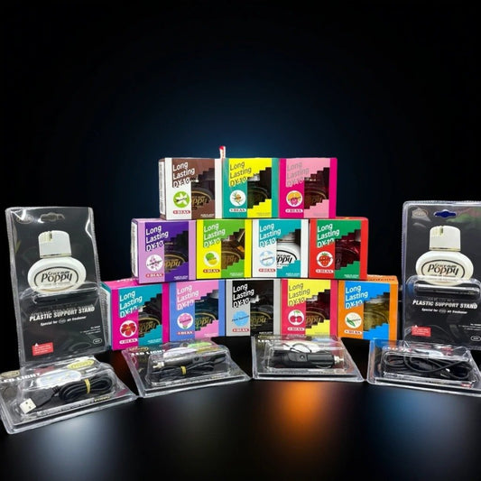 Poppy Deal (2 Poppy's, 2 LED Bases, 2 Stands)