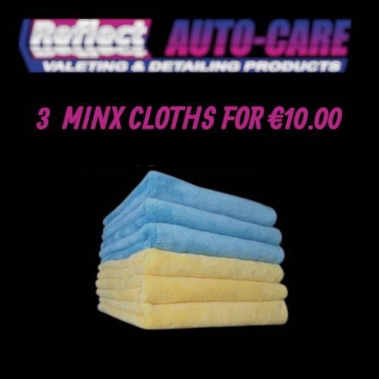 3 x Minx Coral Cloth Special Offer