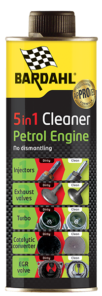 Bardahl Petrol Engine 5 in 1 Cleaner