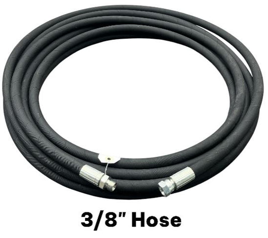 3/8" Hose - Rubber, Twin Braided