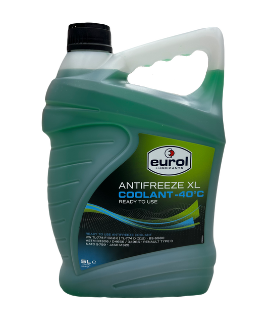 Eurol Antifreeze XL Coolant -40°C Ready To Use - 5L