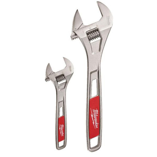 MILWAUKEE ADJUSTABLE WRENCH SET - 2pcs
