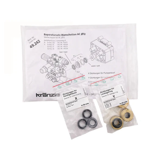 KRANZLE Water Seal Kit Complete With Brass Parts For 1050 49242