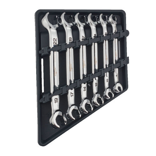 MILWAUKEE FLARE NUT SPANNER 6pc SET - METRIC