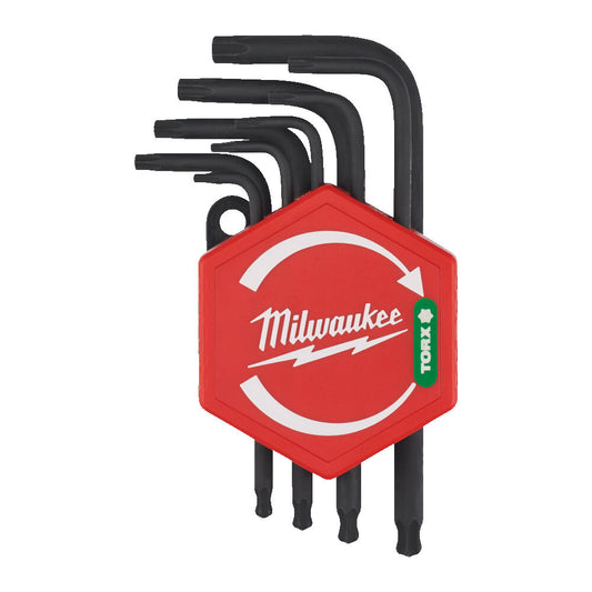 MILWAUKEE COMPACT L-FORM TORX KEY SET - 9pcs