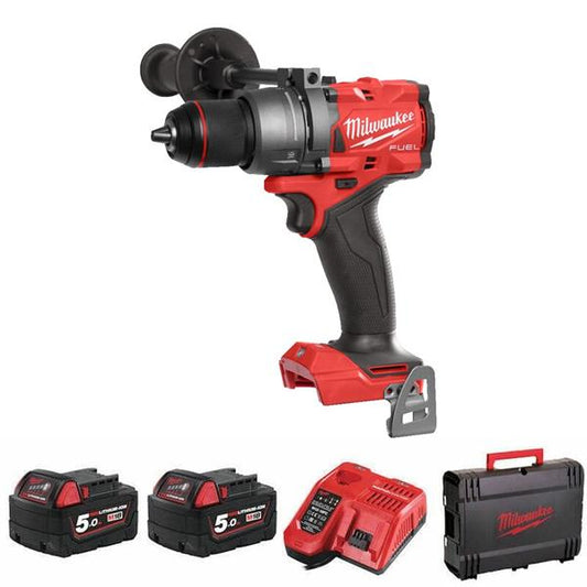 M18FPD3-502X PERCUSSION DRILL GEN 4 (2x 5.0AH BATTERIES + CHARGER)