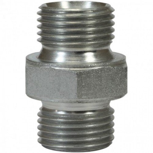 1/4"M to 1/4"M ZP Steel Double Nipple