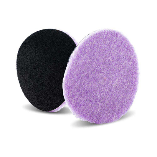 Lake Country Purple Foamed Wool Polishing Pad - 5" x 0.25"