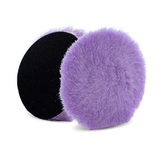 Lake Country Purple Foamed Wool Polishing Pad - 5.5" x 1"