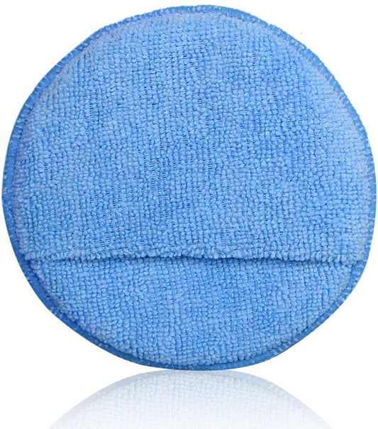Ultra-Soft Microfiber Wax Applicator Pads with Finger Pocket