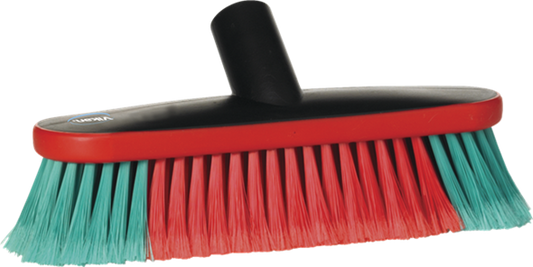Vikan Vehicle Brush, Waterfed, 270 mm, Soft/split, Black