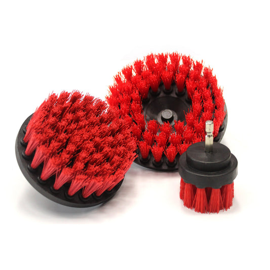 MaxShine Drill Carpet Detailing Brush 3pk (2",4"&5")