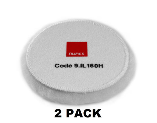 Rupes Rotary Flat Wool Pad (6") - 2 Pack