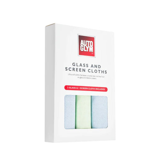 Autoglym Glass and Screen Cloths (3 pack)
