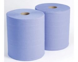 Industrial Blue Roll 3ply- Twin Pack