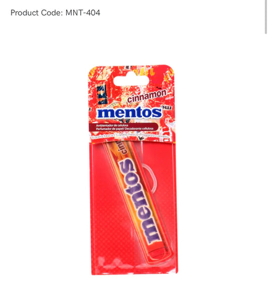 Mentos Hanging Paper Air Freshener