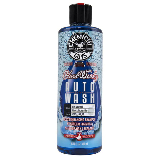 Chemical Guys Glossworks - Autowash Gloss Booster & Paintwork Cleanser 473ml ( 16oz )