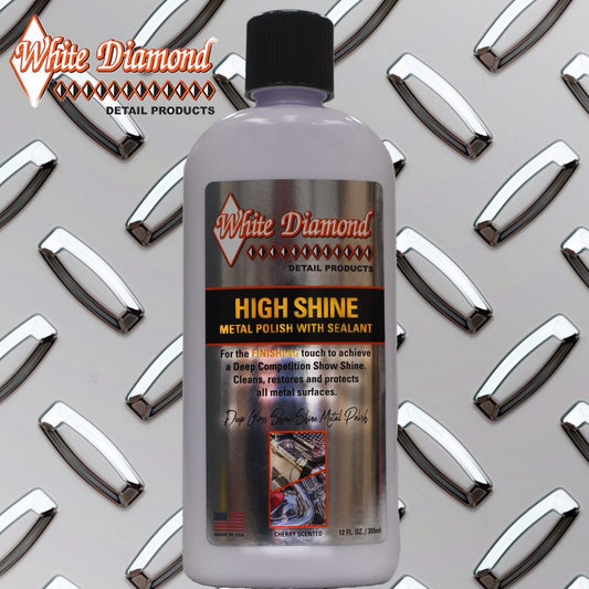 White Diamond HIGH SHINE Finishing Metal Polish 355ml