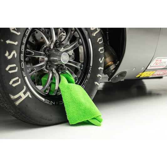 The Rag Company Creature Edgeless 420GSM Lime Green 16x16 - 10PK