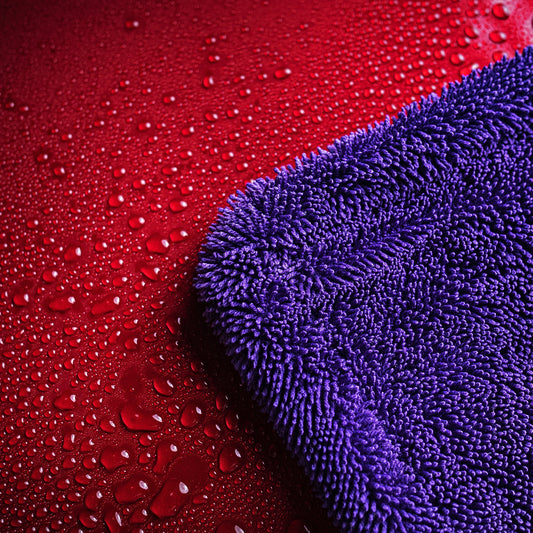 MaxShine Mini Purple Duo Twisted Drying Towel 1200GSM 60x50cm