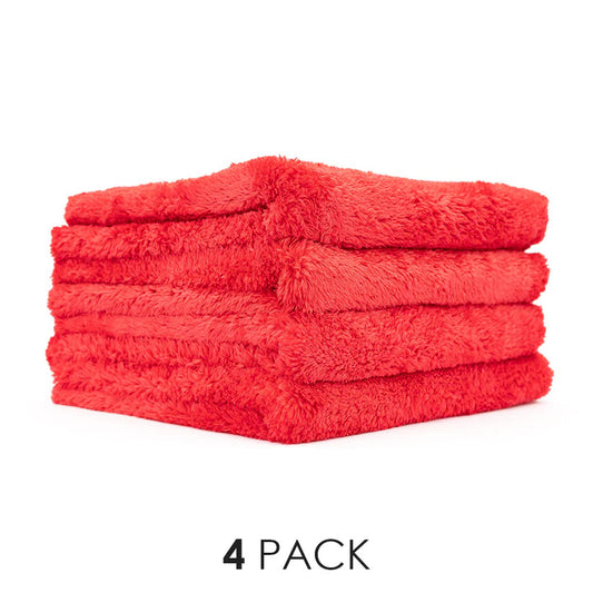 The Rag Company Eagle Edgeless 500GSM 16x16 - 4 PACK (RED)